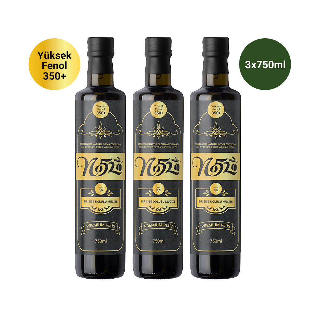 3 Şişe Sızma Zeytinyağ 750 Ml